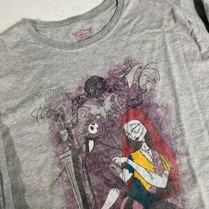 Disney Store Nightmare Before Christmas Shirt 2XL | Jack & Sally Long Sleeve Tee